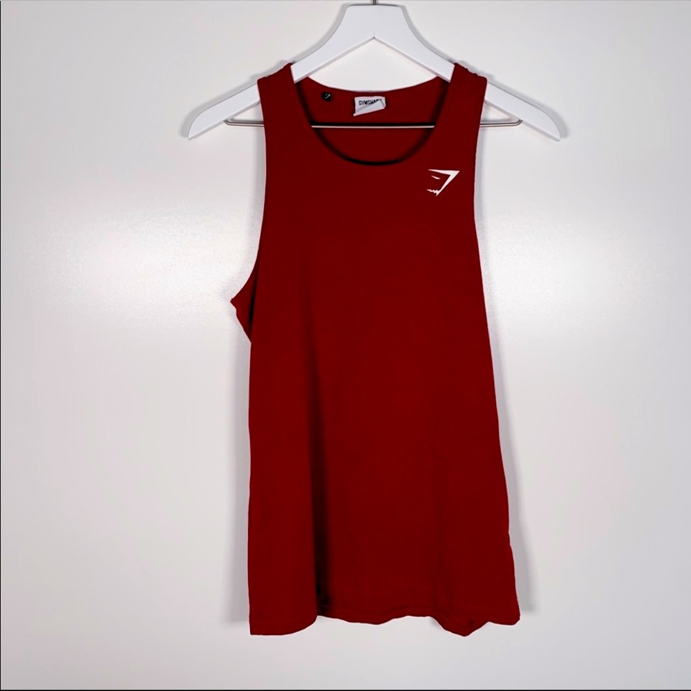 Gymshark Men’s Burgundy Workout Tank Small